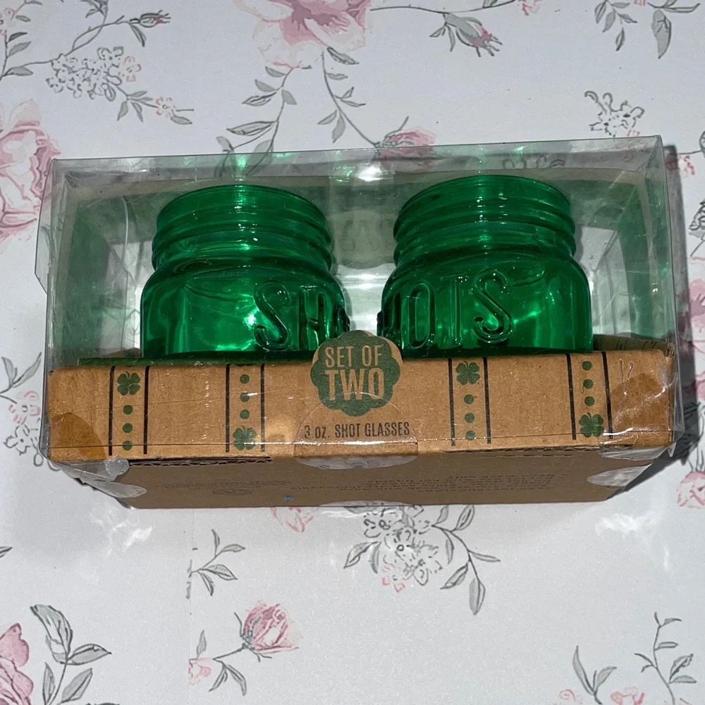 St. Patrick’s Day Shot Glasses Set of Two